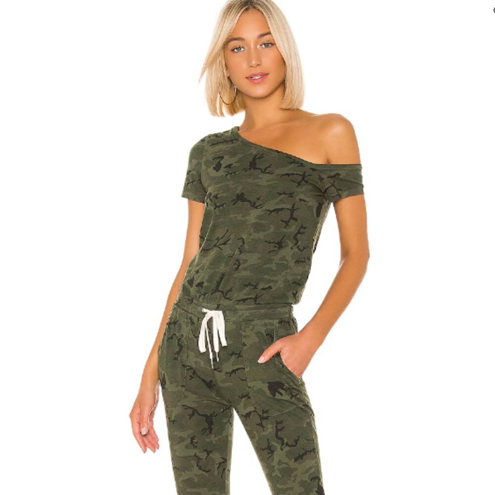 Britton Jumpsuit  - Moss Multi Camo